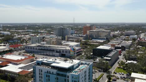 aerial view of downtown st. petersburg, florida