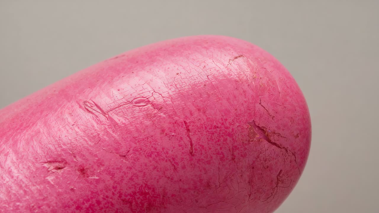Shifting camera revealing fingertip pad texture at studio, capturing macro detail with pink pigment