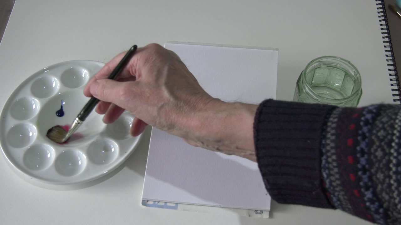 rojo más azul para hacer púrpura