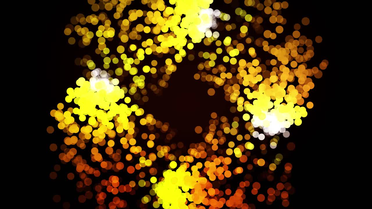 círculos bokeh abstractos