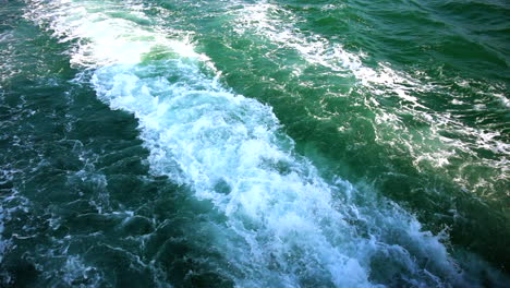 water waves in slow motion