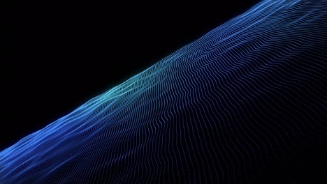 colorful looped abstract particle field background with alpha channel 4k