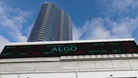 algo stock market board