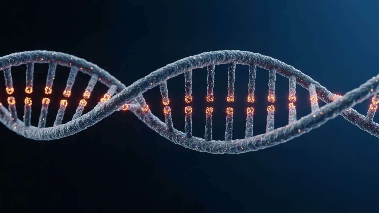 Exploring the Intricacies of DNA Helix Structure: A Visual Journey Through Molecular Biology and Genetic Information Representation