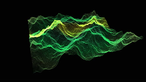 advance motion graphic holographic terrain environment, geomorphology, topography and digital data telemetry information display for screen background