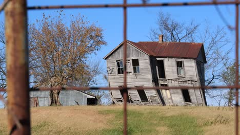 4k dolly abandoned farm house