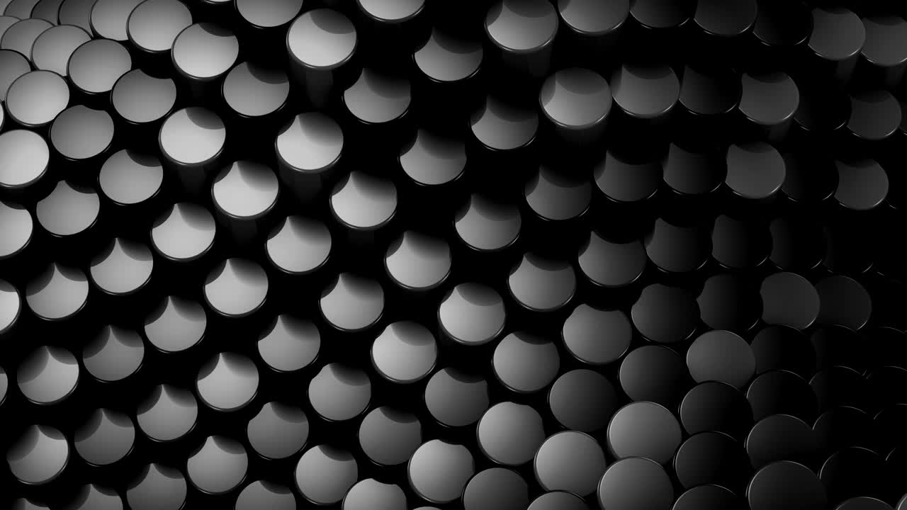 실린더는 파동을 형성했습니다.