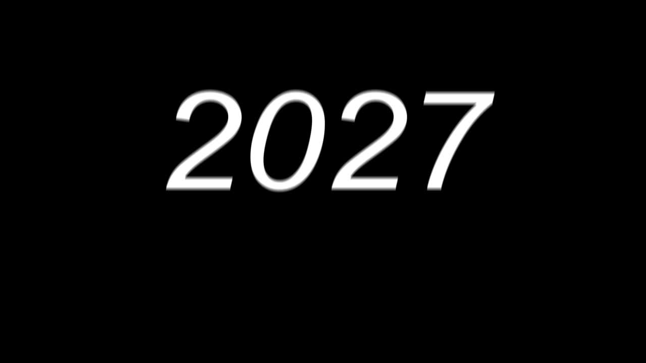 2027 animazione di testo motion graphics