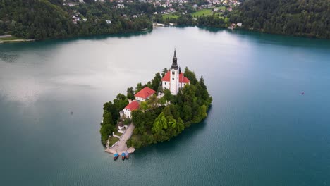 slovenia lake bled aerial drone 2.mp4