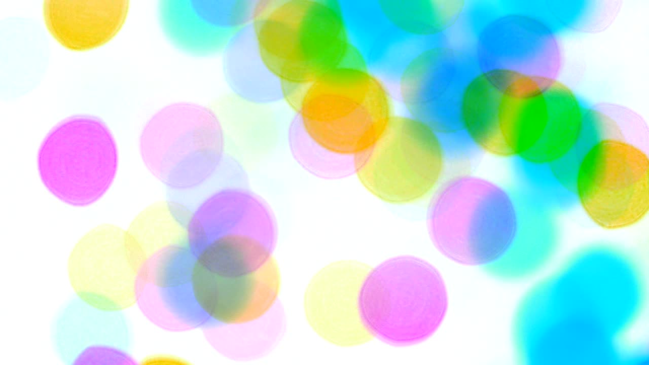 다채로운 bokeh 빛