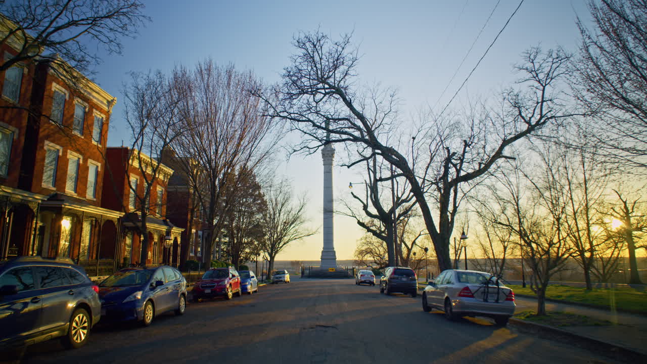 Driving through Church Hill in Richmond Virginia