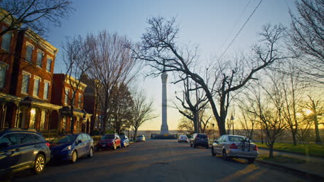 driving through church hill in richmond virginia