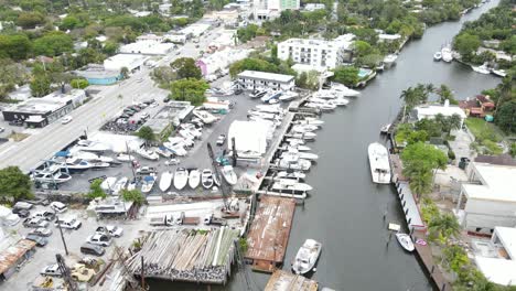 a boat dealer on the little river in miami, florida