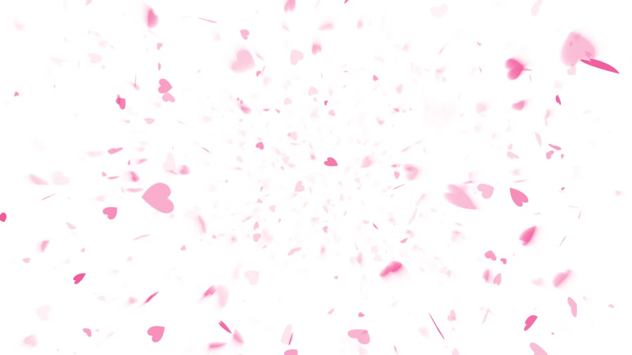 Falling red rose petals seasonal confetti blossom flying background for valentines day st valentines