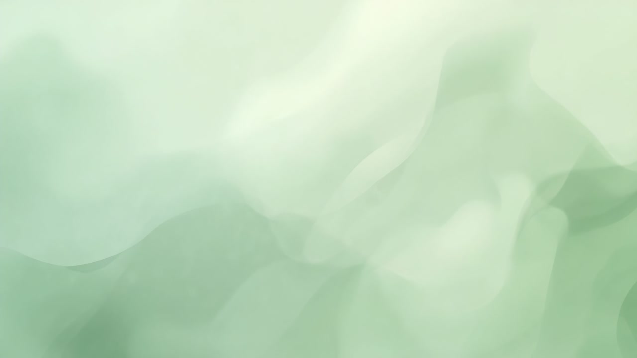 Drifting translucent green waves rising and overlapping on play in ...