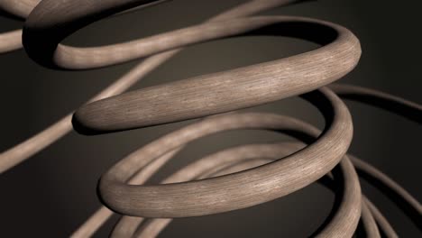 abstract deforming background animation - wood