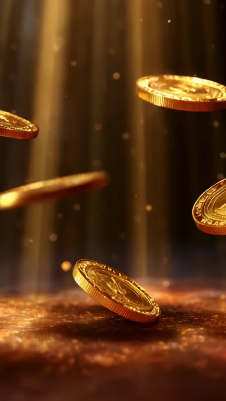 glistening-gold-coins-falling-through-rays-of-light-in-a-dimly-lit