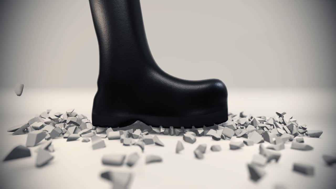 자유로운 연설 돌 문자 부러진 부츠 스 스