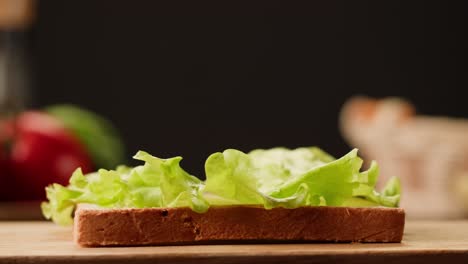 haciendo un sándwich