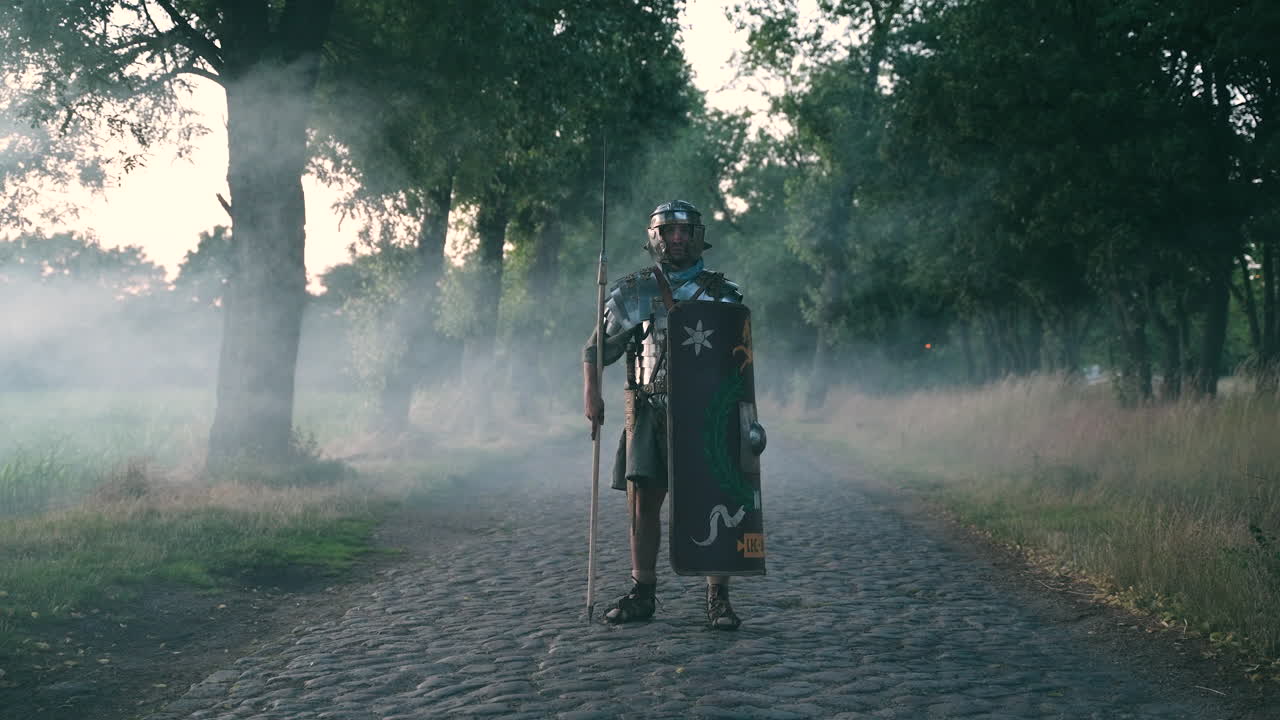 Roman Soldier on a Road