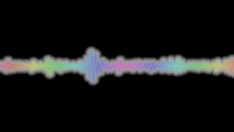 audio signal animation, different colorful equalizer, the sound wave as a background motion 4k