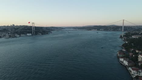 aerial view from the 15 july martyrs' bridge