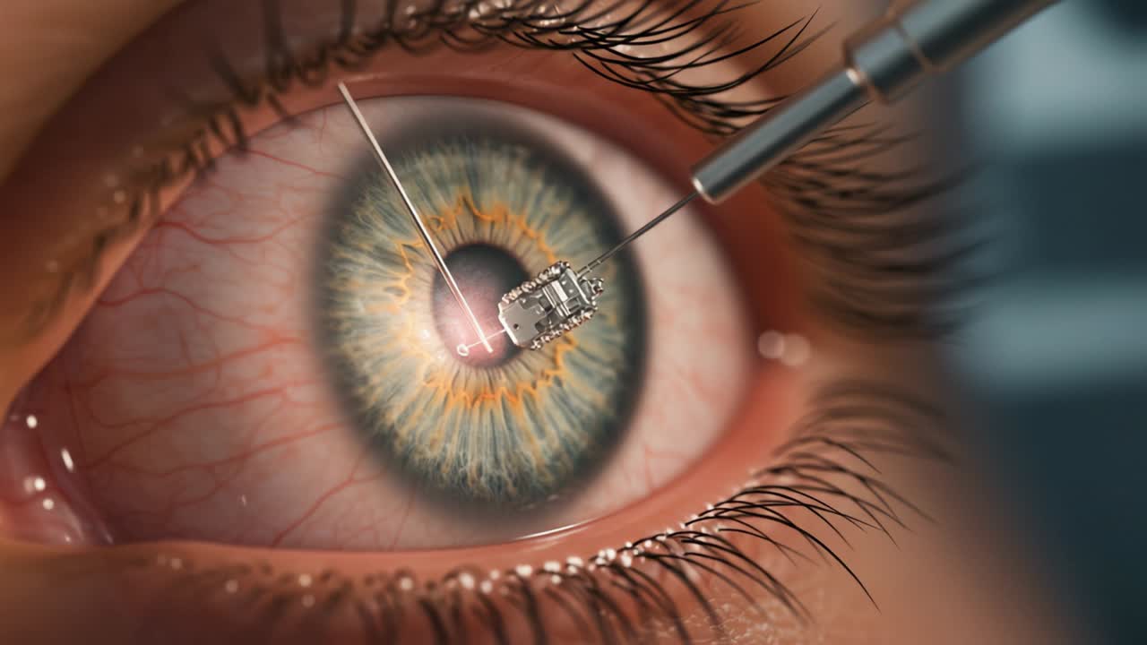 Advanced Laser Technology: Intraocular Procedure for Vision Enhancement Demonstrated Through Eye Surgery Frames