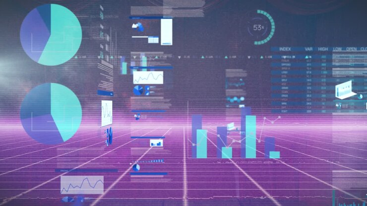 Animasjon av former over data behandling