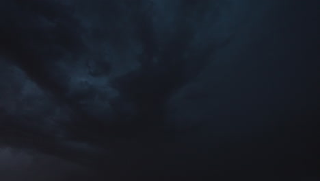 dramatic night lightning caught on camera during intense stormfront