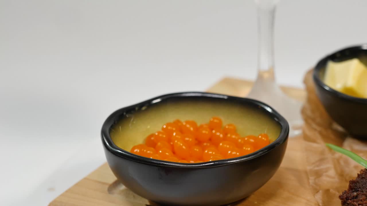 Butter, Bread, and Wine Glass