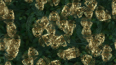 mask tropical background loop tile swirl