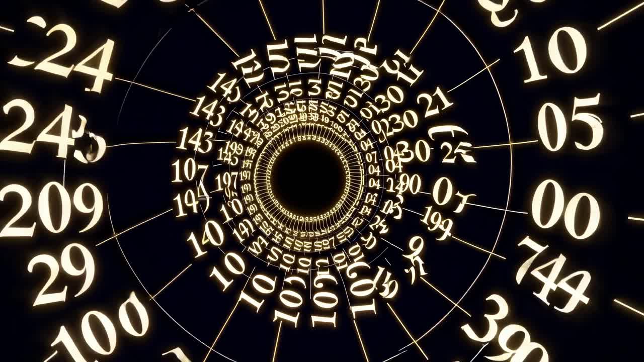 Mathematical golden ratio spiral revealing intricate proportions, glowing softly against deep shadowy cosmic background representing numerical harmony