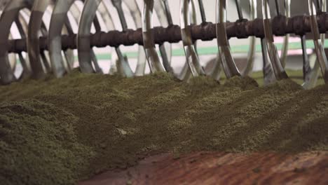 tea factory process of making powder from teal leaves from indian plantation ready to export