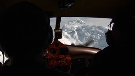 peak from cockpit