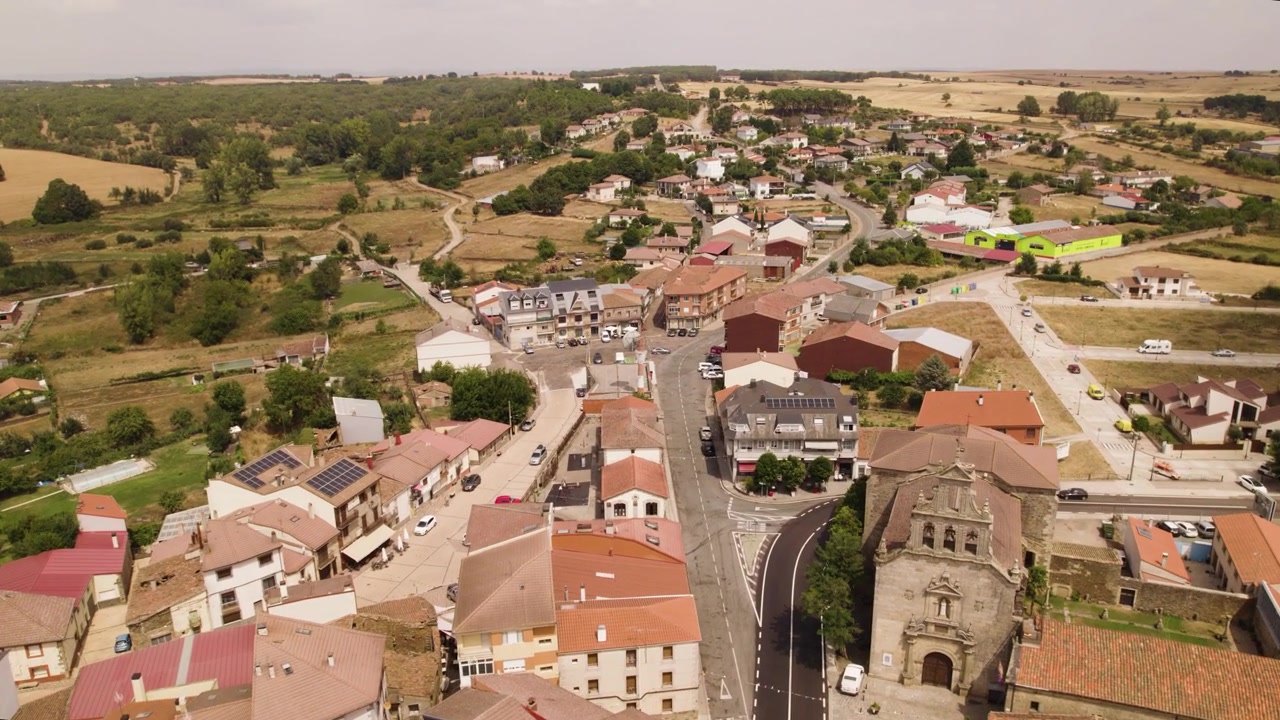 Villaggio di Alcanizes in Spagna