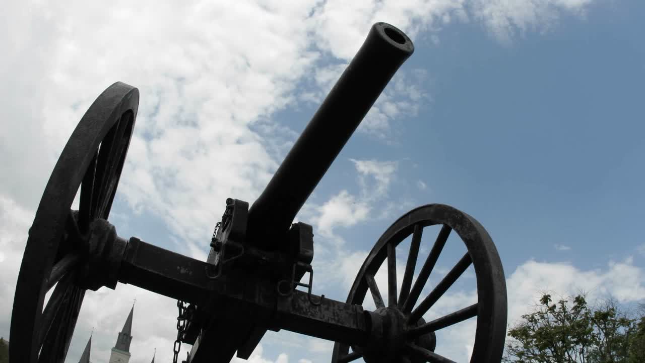 뉴올리언스 루이지애나의 버번 거리 표지판 저속 촬영 1