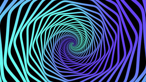 hypnotic blue and purple geometric spiral abstract background