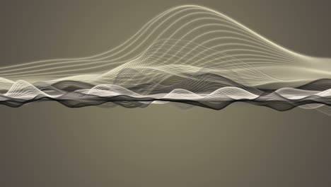 fantastic animation with particle wave object in slow motion and space for text, 4096x2304 loop 4k