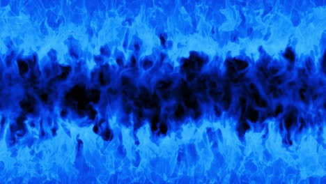 fire flames on black background. burning fire flame. abstract background on the theme of fire, light and life. fiery blue glowing. strong fire. big burning bonfire. burning fields. loop 4k