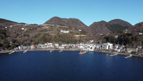 skyline aerial view of hakone