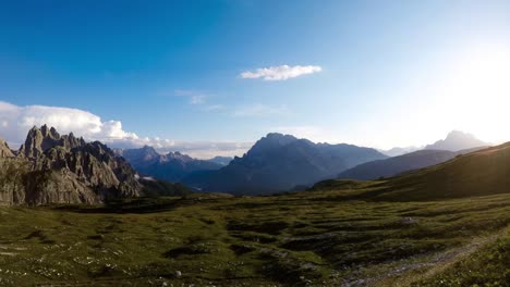 Timelapse-National-Nature-Park-Tre-Cime-In-the-Dolomites-Alps.-Beautiful-nature-of-Italy.