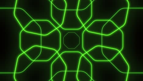líneas verdes brillantes - patrón futurista o diseño de fondo