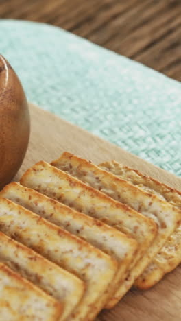 rebanadas de pan y queso