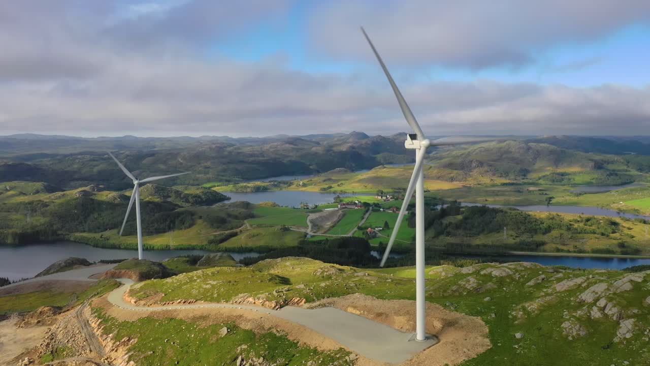 Windmills for electric power production Norway