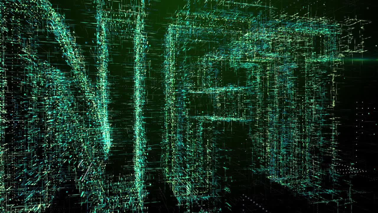 Stardust - Text Modern, futuristic Background Particle Text Zoom In Zoom Out Playground