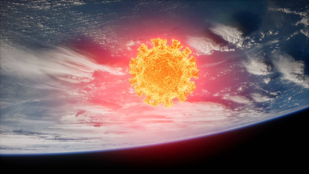 coronavirus covid-19 en la órbita de la tierra