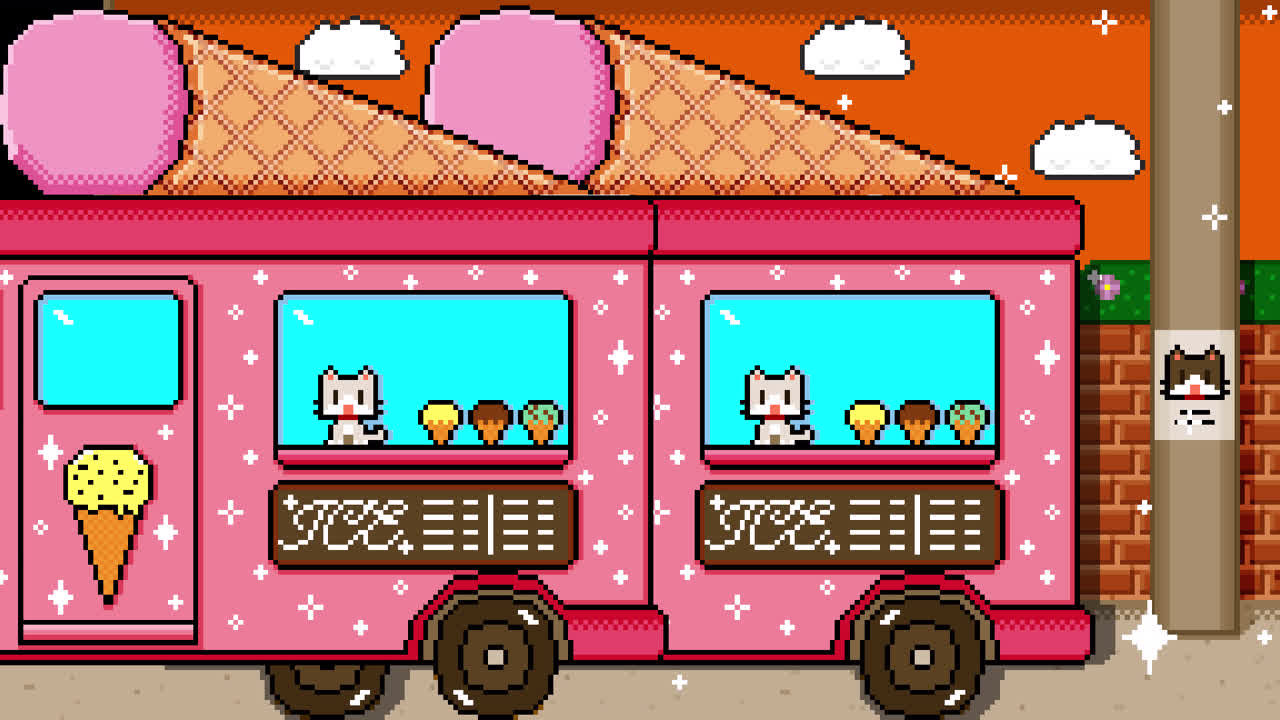 Pixel ice wagon Evening Transitions. 1080p - 30 fps - Alpha Channel (6).mov