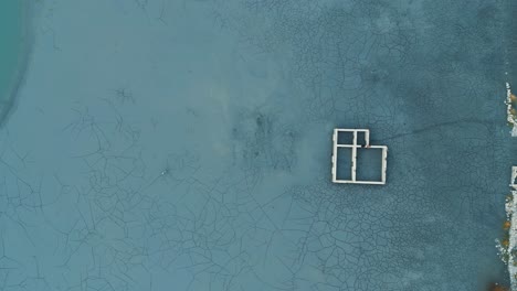 remainings of attabad lake, pakistan