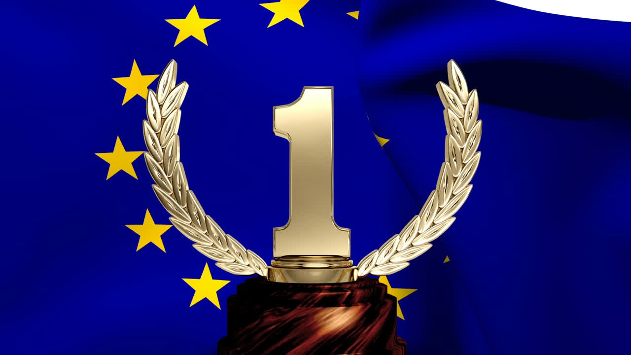 флаг ес и трофей