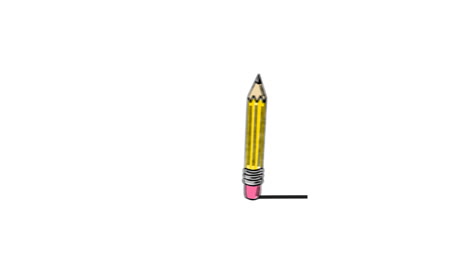 illustration of pencil